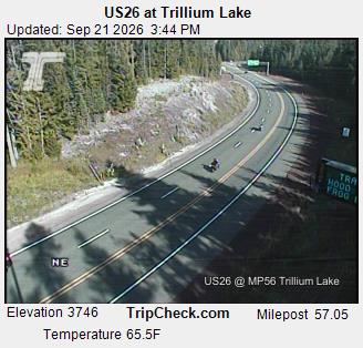 US26 at Trillium Lake road camera