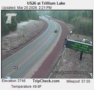 Live Feed: US26 at Trillium Lake
