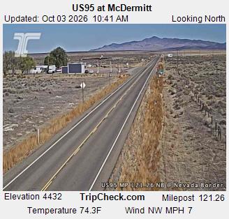 US-95 & McDermitt NB traffic camera