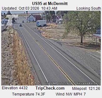 US-95 & McDermitt SB traffic camera