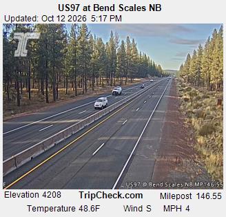 US97 at Bend Scales NB road camera