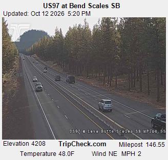 US97 at Bend Scales SB road camera
