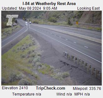 I-84 at Weatherby Rest Area