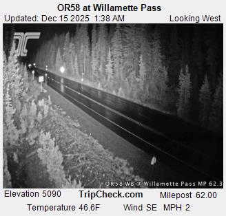 ORE58 at Willamette Pass