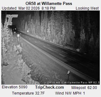 ORE58 at Willamette Pass
