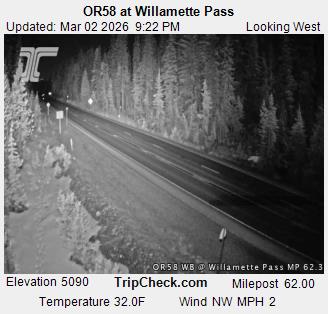ORE58 at Willamette Pass