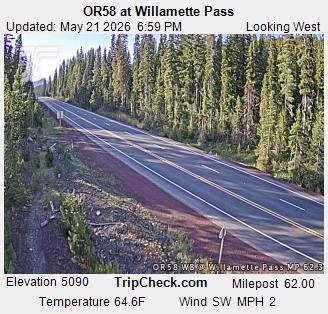 ORE58 at Willamette Pass