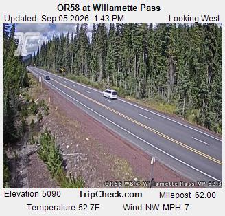 ORE58 at Willamette Pass