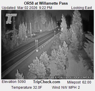 ORE58 at Willamette Pass