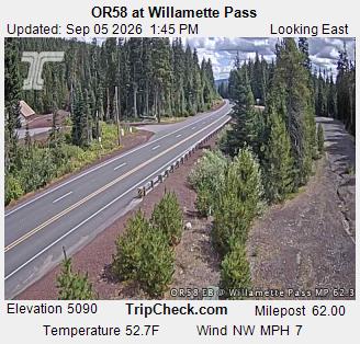 ORE58 at Willamette Pass