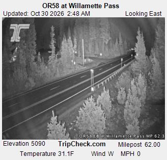 OR58 at Willamette Pass