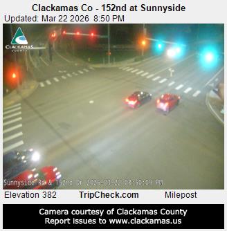 Clackamas Co - 152nd at Sunnyside live webcam