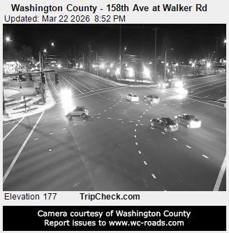 Washington County - 158th Ave at Walker Rd live webcam