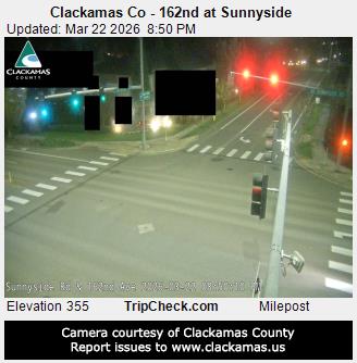 Clackamas Co - 162nd at Sunnyside live webcam