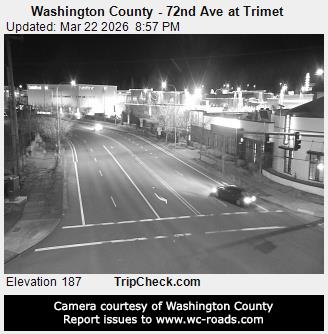 Washington County - 72nd Ave at Trimet live webcam