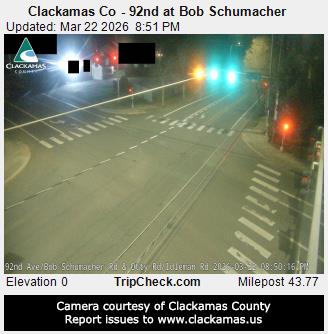 Clackamas Co - 92nd at Bob Schumacher live webcam