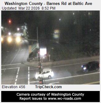 Washington County - Barnes Rd at Baltic Ave live webcam