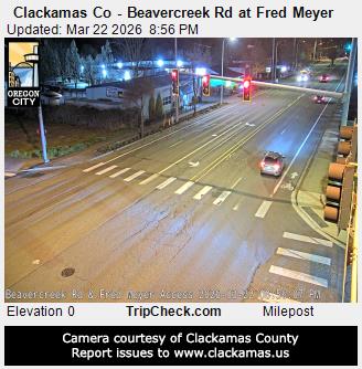 Clackamas Co - Beavercreek Rd at Fred Meyer live webcam