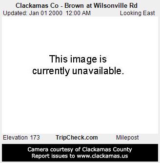 Clackamas Co - Brown at Wilsonville Rd live webcam
