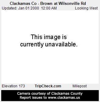 Clackamas Co - Brown at Wilsonville Rd live webcam