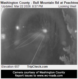 Washington County - Bull Mountain Rd at Peachtree Dr live webcam