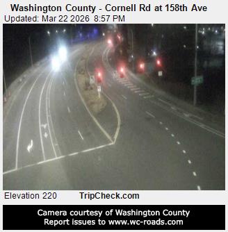 Washington County - Cornell Rd at 158th Ave live webcam