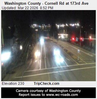 Washington County - Cornell Rd at 173rd Ave live webcam
