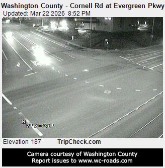 Washington County - Cornell Rd at Evergreen Pkwy live webcam