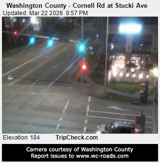 Washington County - Cornell Rd at Stucki Ave live webcam
