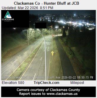Clackamas Co - Hunter Bluff at JCB live webcam