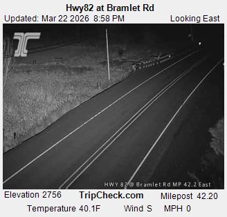 Hwy82 at Bramlet Rd live webcam