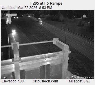 I-205 at I-5 Ramps live webcam