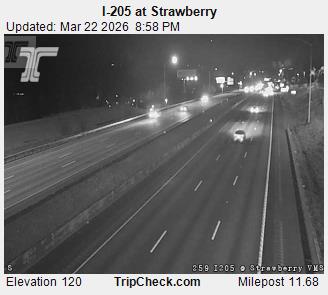 I-205 at Strawberry live webcam