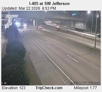 I-405 at SW Jefferson live webcam