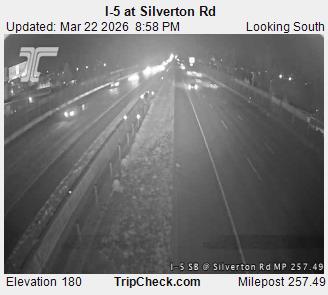 I-5 at Silverton Rd live webcam