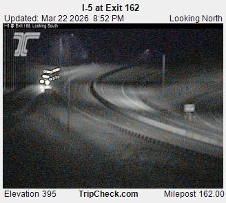 I-5 at Exit 162 live webcam