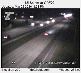 I-5 Salem at ORE22 live webcam