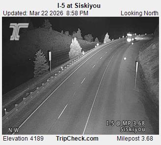 I-5 at Siskiyou live webcam