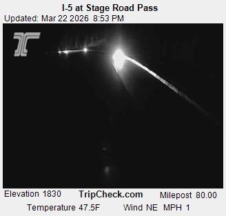 I-5 at Stage Road Pass live webcam