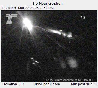 I-5 Near Goshen live webcam