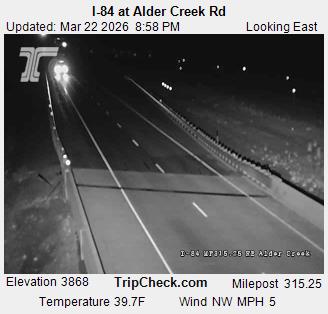 I-84 at Alder Creek Rd live webcam