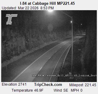 I-84 at Cabbage Hill MP221.45 live webcam