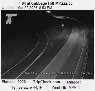 I-84 at Cabbage Hill MP222.35 live webcam