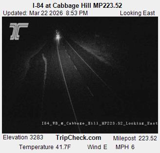 I-84 at Cabbage Hill MP223.52 live webcam