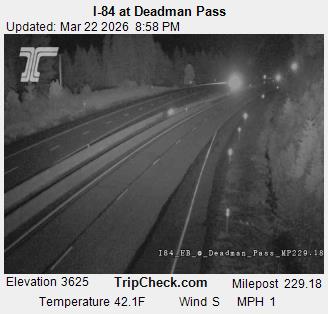 I-84 at Deadman Pass live webcam