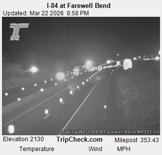 I-84 at Farewell Bend live webcam