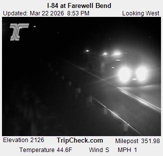 I-84 at Farewell Bend live webcam