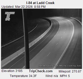 I-84 at Ladd Creek live webcam
