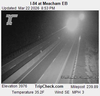 I-84 at Meacham EB live webcam