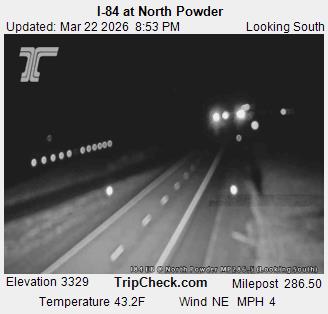 I-84 at North Powder live webcam
